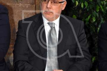  Telde con el empresario Grisaleña en la lectura del pregón de Santiago 2018 (Foto Antonio Alí)